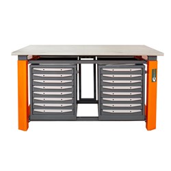 Верстак слесарный ТВР1800(ТВ8-ТВ8) - фото 17441