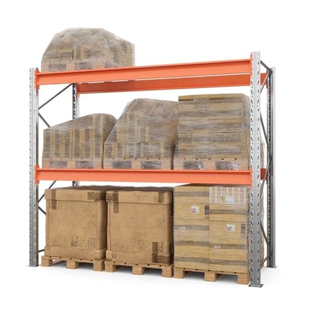 Стеллаж металлический паллетный 2500х2500х1100 мм 2 яруса - фото 19138