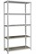 Стеллаж для кладовки 2500*1200*300 (5 полок) с цельной стойкой металлический сборный - фото 16266