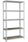 Стеллаж для кладовки 2500*1200*400 (5 полок) с цельной стойкой металлический сборный - фото 16271